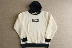 新品　PONY　メンズL　パーカー　フード　スウェット