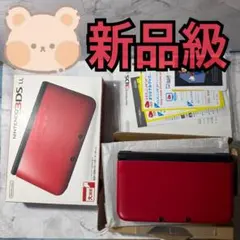 Nintendo3DSLL 本体　レッド×ブラック　箱　説明書
