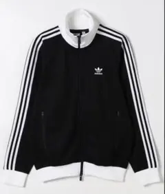 adidas トラックジャケット ブラック×ホワイト