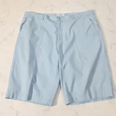 【大きいサイズ】Calvin Klein　ハーフパンツ　38　ライトブルー　綿のサムネイル