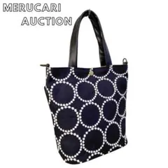 ら*ら様 ミナペルホネン/2025tambourineタンバリンネイビー×白/バ