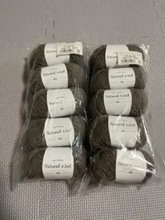 mini sports Natural Wool 毛糸 10玉セット
