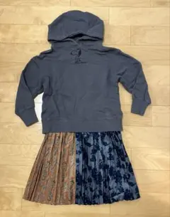 マーキーズ ビッグフィールド　ピーナッツ　キッズワンピース　120