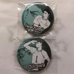 ハイキュー ポートレート 缶バッジ 及川徹 岩泉一