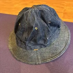 リーバイス　デニム バケットハット ステッチ入り　オレンジタブ