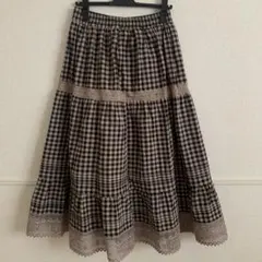 サマンサモスモス＊SM2＊裾レースティアードスカート