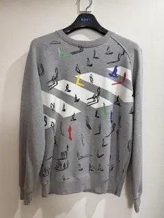 CARVEN スウェット L グレー 総柄プリント 最終期モデル 美品のサムネイル