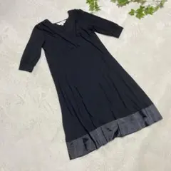 803 Sweet Mommy【M】ブラック ロングワンピースのサムネイル