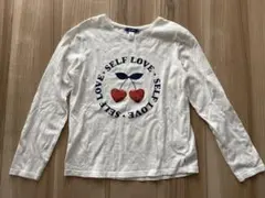 オカイディ　さくらんぼスパンコールデザインTシャツ