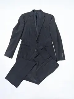 【コムサメン】スーツ（ネイビーストライプ）44