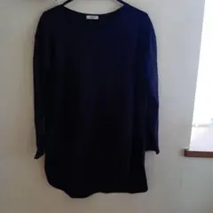 スタディオクリップ　ネイビー 長袖カットソー