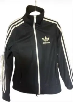 adidas ブラック ジップアップジャケット