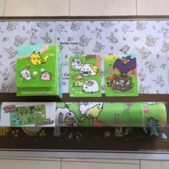 ポケモンカードゲーム ゆるっと　未開封プレイマット＋使用有りデッキケース　セット