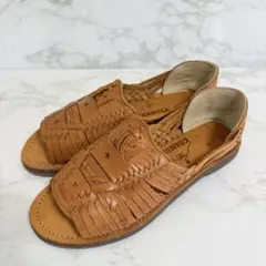 CHAMULA チャムラ レザー ワラチサンダル 編み込23.5cmのサムネイル