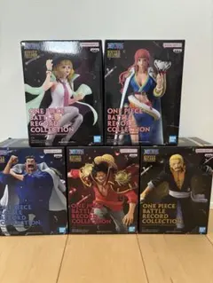 ワンピース　BATTLE RECORD COLLECTION フィギュア　5個