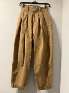 CLANE ワイドパンツ キャメル