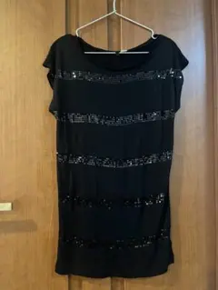 H&M スパンコールチュニック　ワンピース　Tシャツ