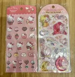 【正規品】ハローキティーシールまとめ売り マシュマロシール・ウォーターインシール