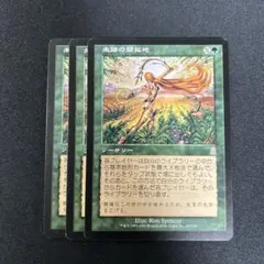 1117【ODY】未踏の開拓地 レア 3枚