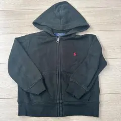 Polo Ralph Lauren ブラックパーカー 3/3T キッズ　ラルフ