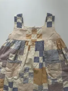 Apolina kids wendy dress patchwork 5-7y - メルカリ