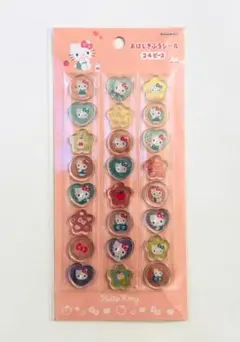 新品・正規品　ハローキティ　おはじきふうシール　おはじきシール