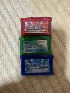 ポケットモンスター　ルビー　サファイア　エメラルド　 3本セット