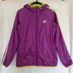 NIKE ウィンドブレーカー パープル×ライムグリーン Mのサムネイル