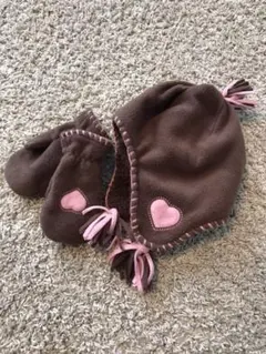 babyGAP★ベビーギャップ★帽子&手袋★女の子4-5years