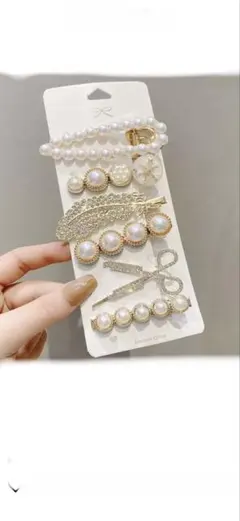 パールデザイン ヘアピン