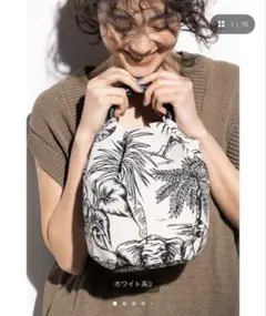 【大草直子さんコラボ】サークルハンドルジャカードバッグのサムネイル