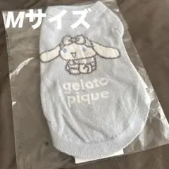 ジェラートピケ　サンリオ CAT＆DOG スムーズィープルオーバー　M LBLU