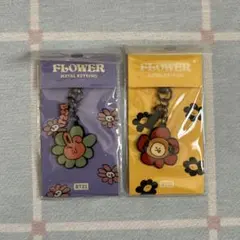 BT21 FLOWER METAL KEYRING BTS バンタンのサムネイル