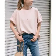週末価格　FRAMeWORK ピースダイハーフスリーブプルオーバーTシャツ Ｆのサムネイル