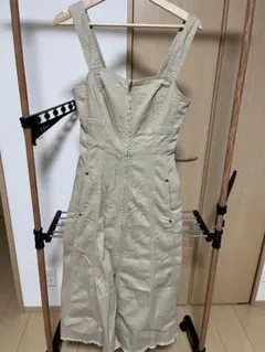EMODA ハイウエストルーズワイドデニムパンツ セットアップ モード 