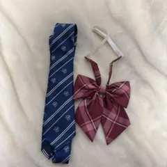 バラ売り可能　スクールリボン バック 制服 赤 卒業 学生 コスプレ