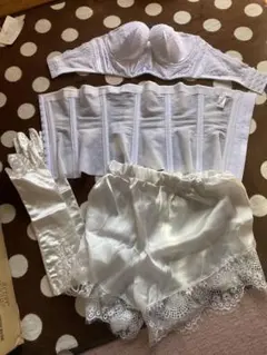 ブライダルインナー ホワイト サテン レース
