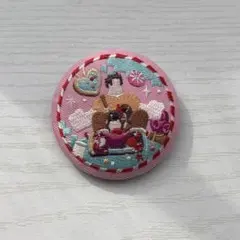 ディズニー　刺繍缶バッジ2 シュガーラッシュ