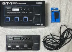 即戦力セット BOSS GT-1 純正アダプター ギターシールド2本 美品のサムネイル