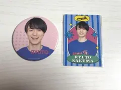 作間龍斗　缶バッジ　プロフィールカード