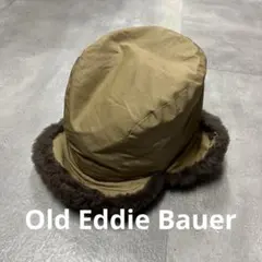 80〜90sエディーバウアーフライトキャップ帽子ヴィンテージアウトドアミリタリー