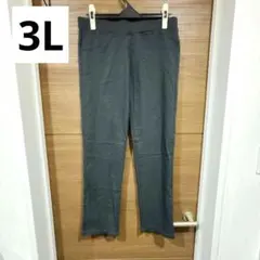 スキニー パンツ レギパン 3L ストレッチパンツ スミクロ 美脚 ウエストゴム