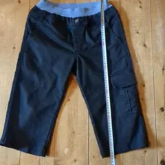 カーゴパンツ 黒 160cm