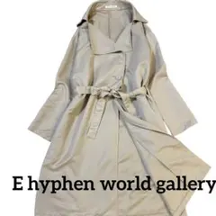 ベルト付 とろみトレンチコート ベージュ 春秋 M きれいめ