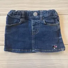 Mikihouse ミキハウス ダブルビー デニムスカート 80