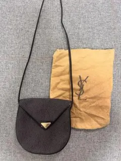 Yves Saint Laurent ハーフムーン型ショルダーバッグ