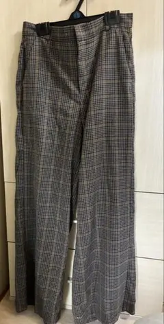 GU パンツ　チェック