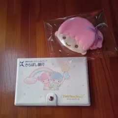 リトルツインスターズ ピンク がま口財布・通帳入れ