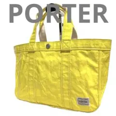 PORTER DICE トートバッグ S サイズ ビニール イエロー F62のサムネイル