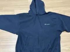 championパーカー　リバースウィーブ 黒　2XL